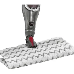 Generic Städmoppar-Dirt Grip Shark Pads [2 Pads] Kompatibla med Klik 'n' Flip S6001 och S6003 Ångmoppar, Vit