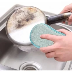 AUGRO Svampar & Dukar-Diskar Köksvampar, 12 Stora Tunga Återanvändbara Dubbelsidiga