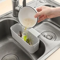 unbranded Soptunnor-Diskhoavloppskorg, Multifunktionell kortplats Diskhoavloppssil, Mat- och grönsakstvätt och avloppskorg