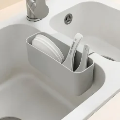 unbranded Soptunnor-Diskhoavloppskorg, Multifunktionell kortplats Diskhoavloppssil, Mat- och grönsakstvätt och avloppskorg