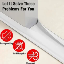 Skadedjur & Insekter-Dörrbotten Ljudisolering Väderskydd, Dörrdragstopp Kallsäker, Dörr