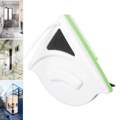 Fönsterrengöring-Dubbelsidig Fönsterputsare med Magnetisk Glasrengöringsarm, Ergonomiskt Plastgrepp, 20-30mm för Höghus, Hållbar och Effektiv Rengöring
