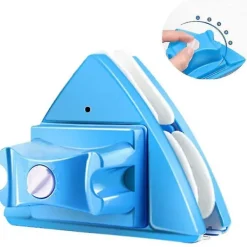 Fönsterrengöring-Dubbelsidig fönsterputsare Glasfönstermagnet Rengöringsverktyg, 5-växlad justerbar magnetisk glidtvättborste Verktyg