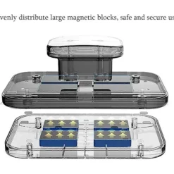 Fönsterrengöring-Dubbelsidig Glasrengörare, Magnetisk Fönsterputsare, Triangel Rengöringsverktyg för Enkelglasfönster med 3-10 mm Tjocklek