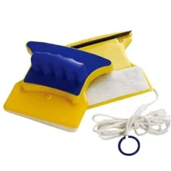 Fönsterrengöring-Dubbelsidig glasrengörare Hushållseffektivt glasrengöringsverktyg Lämplig för duschskärmar