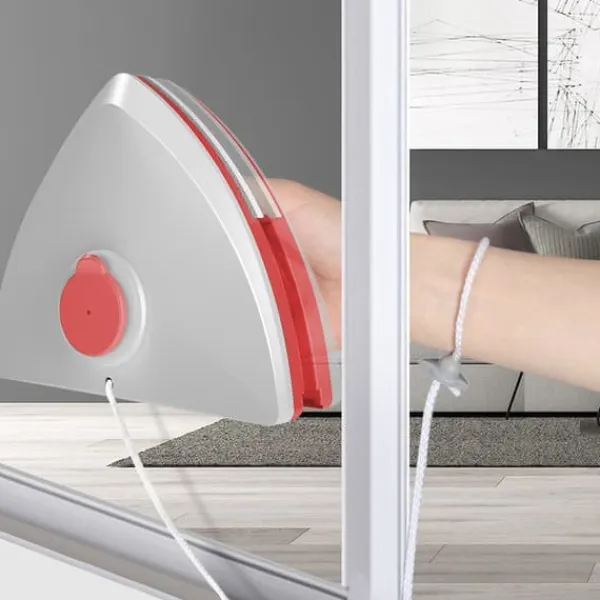 Fönsterrengöring-Dubbelsidig magnetisk fönsterputsare Blå 3-8 mm