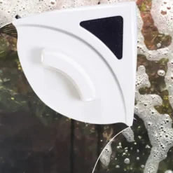 Fönsterrengöring-Dubbelsidig Magnetisk Torkare Glasrengöring Dubbelskiktstorkare (blå p3-8 mm)