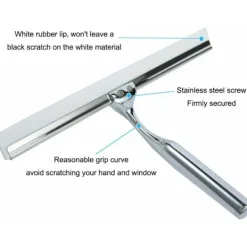 Fönsterrengöring-Duschglastorkare, hushållsrengöring, badrum i rostfritt stål W