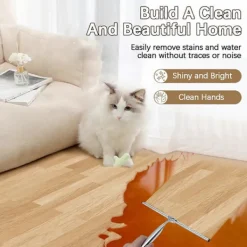 Fönsterrengöring-Duschraka för glasdörrar, rostfritt stål med självhäftande krok, 10 mångsidiga fönsterrakar