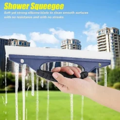 Fönsterrengöring-Duschrengöringsruta, Bärbar Multifunktionell Bilrengöring