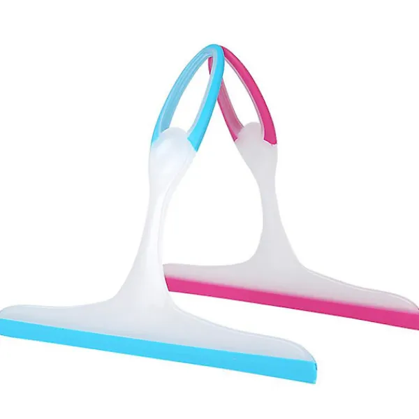 Fönsterrengöring-Duschskrapa, badrum och duschskrapa, hushållsvatten skrapa glas spegel dusch plast