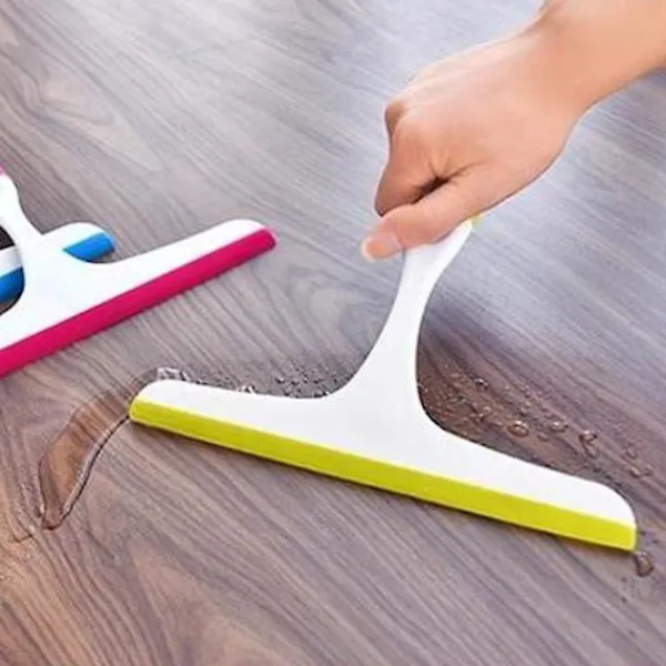 Fönsterrengöring-Duschskrapa, badrum och duschskrapa, hushållsvatten skrapa glas spegel dusch plast