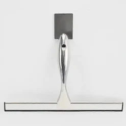 Fönsterrengöring-Duschskrapa badrumsskrapa självhäftande med väggkrok glasskrapa punkteringsfri stål fyrkantig krok och enkel krok