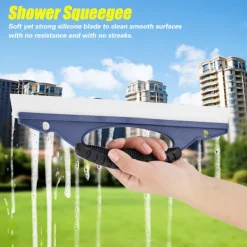 Fönsterrengöring-Duschskrapa Dörrar Bilar Fönster Glasskrapa Silikon Torkarblad