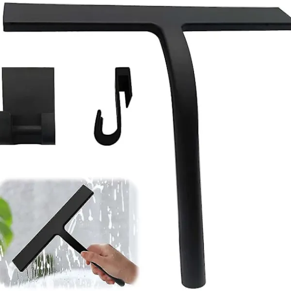 Fönsterrengöring-Duschskrapa Duschskrapa Silikon Ingen Borrning Badrumsskrapa, Fönster