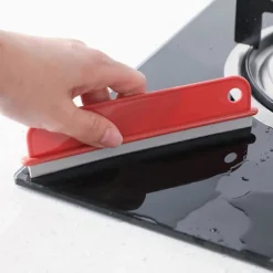 Fönsterrengöring-Duschskrapa för glasdörrar - Fönsterskrapa med långt handtag - Badrumsrengöringsverktyg, fönsterputs