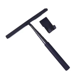 Fönsterrengöring-Duschskrapa, golvskrapa med teleskophandtag, multifunktionell duschskrapa, effektiv golvskrapa med krokar för hemmet