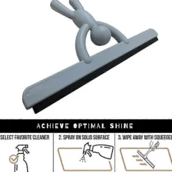 Fönsterrengöring-Duschskrapa, Kreativ fönsterskrapa för badrum/bilfönsterglas/spegel/köksrengöring, Duschvägg SZRH A-C [DB]