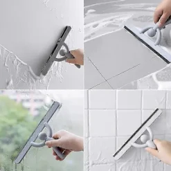 Fönsterrengöring-Duschskrapa, Kreativ fönsterskrapa för badrum/bilfönsterglas/spegel/köksrengöring, Duschvägg SZRH A-C [DB]