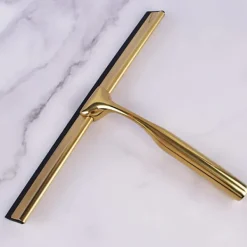 Fönsterrengöring-Duschskrapa med halkfritt handtag för badrumsdörr, bilspegel med torkarhake