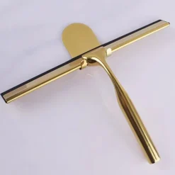 Fönsterrengöring-Duschskrapa med halkfritt handtag för badrumsdörr, bilbackspegel med torkarkrok