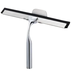 Fönsterrengöring-Duschskrapa med väggkrok, självhäftande badrumsskrapa, droppfri