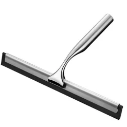 Fönsterrengöring-Duschskrapa med väggkrok, självhäftande badrumsskrapa, droppfri