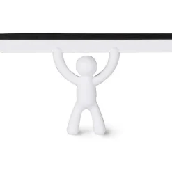 Fönsterrengöring-Duschskrapa, vit färg, storlek 25,5X14,5cm