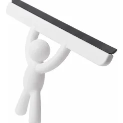 Fönsterrengöring-Duschskrapa, vit färg, storlek 25,5X14,5cm