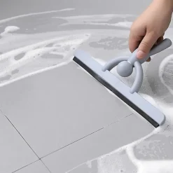 Fönsterrengöring-Duschskrapa, vit färg, storlek 25,5X14,5cm