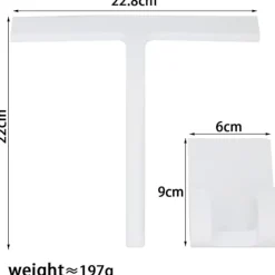 Fönsterrengöring-Duschskrapor, Duschskrapa, Silikon/Gummiskrapa, Rengöringsskrapa