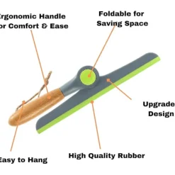 Fönsterrengöring-Duschskrapor för badrum - Duschglasrengörare och duschtorkare som gåva