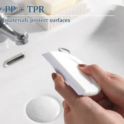 Fönsterrengöring-Duschskrapor för fönster, glas, duschdörr, 2 st Mini Glass Squeegee för duschdörrar Badrum & Kök_OF