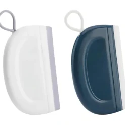 Fönsterrengöring-Duschskrapor för fönster, glas, duschdörr, 2 st Mini Glass Squeegee för duschdörrar Badrum & Kök