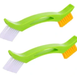 Rengöringsmedel-/EA/ 2 st rengöringsborstar fönsterrengörare spår rengöringsverktyg fönster Tr