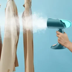 Ångtvättar-/EA/Home Voyage Kompakt Hopfällbart Strykjärn med Ångborste (Grön)