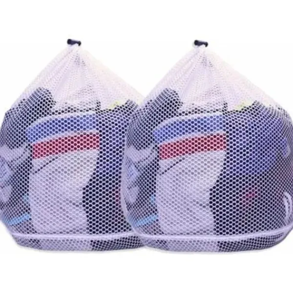 Tvättillbehör-/EA/Nättvätt Tvättmaskin Nättvätt set med 2 tvättpåsar Idealisk tvätt underkläder Underkläder Tvättmaskin och torkning