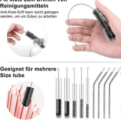 Rengöringsmedel-/EA/Rengöringsborstar, 13 provrörsflaskborstar