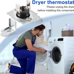 Torktumlare-6931EL3003C Torktumlare Högtemperaturbegränsare Ersättningsdelar för 1268365, 6931EL3003G, PS3530484