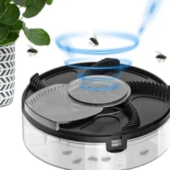 Skadedjur & Insekter-Elektrisk flugfälla - Flugfällor för inomhusbruk, Automatisk flugfångare, Uppladdningsbar insektsavvisande flugfälla, Avtagbara flugfångare Flugfällor Hemtillbehör | Fyndiq