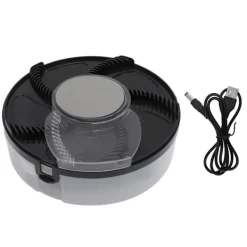 Skadedjur & Insekter-Elektrisk flugfälla automatisk USB-laddning tyst avtagbar tvättbar elektrisk flugfälla flugfångare för restaurangkök svart