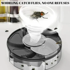 Skadedjur & Insekter-Elektrisk Flugfälla, Flugfälla Skadedjursbekämpare Insektsfångare Automatisk Flugfångare Flugfälla Skadedjursbekämpning Insektsmedel Verktyg 2 ST