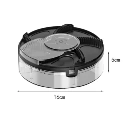 LEIGELE Skadedjur & Insekter-Elektrisk Flugfångare Automatisk USB Avtagbar Flugfälla för Utomhus Ranch Svart Plug in LGL 16cmx16cmx5cm