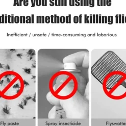 Skadedjur & Insekter-Elektrisk flugfångare, helautomatisk flugfälla med