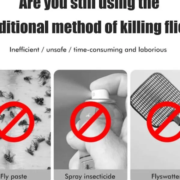 Skadedjur & Insekter-Elektrisk flugfångare, helautomatisk flugfälla med