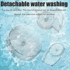 Skadedjur & Insekter-Elektrisk flugfångare, helt automatisk flugfälla med avtagbar bricka för inomhusflugor