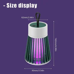 FMYSJ Skadedjur & Insekter-Elektrisk flugfångare mygginsekt mördare LED ljusfälla skadedjursbekämpningslampa (FMY)