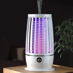 Skadedjur & Insekter-Elektrisk Flugfångare USB Uppladdningsbar Elektrisk Myggsmälla Elektrisk Flugfälla med Nattlampa