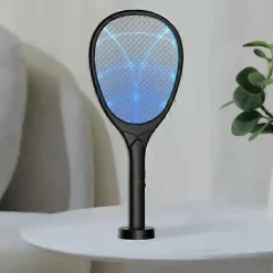 Skadedjur & Insekter-Elektrisk flugsmälla - Effektiv och uppladdningsbar Svart