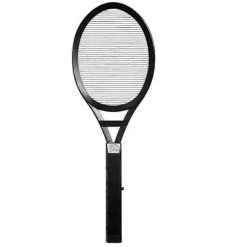 Skadedjur & Insekter-Elektrisk flugsmälla Kompatibel Hem 1 Lager Mesh Myggdödare Racket-c Svart